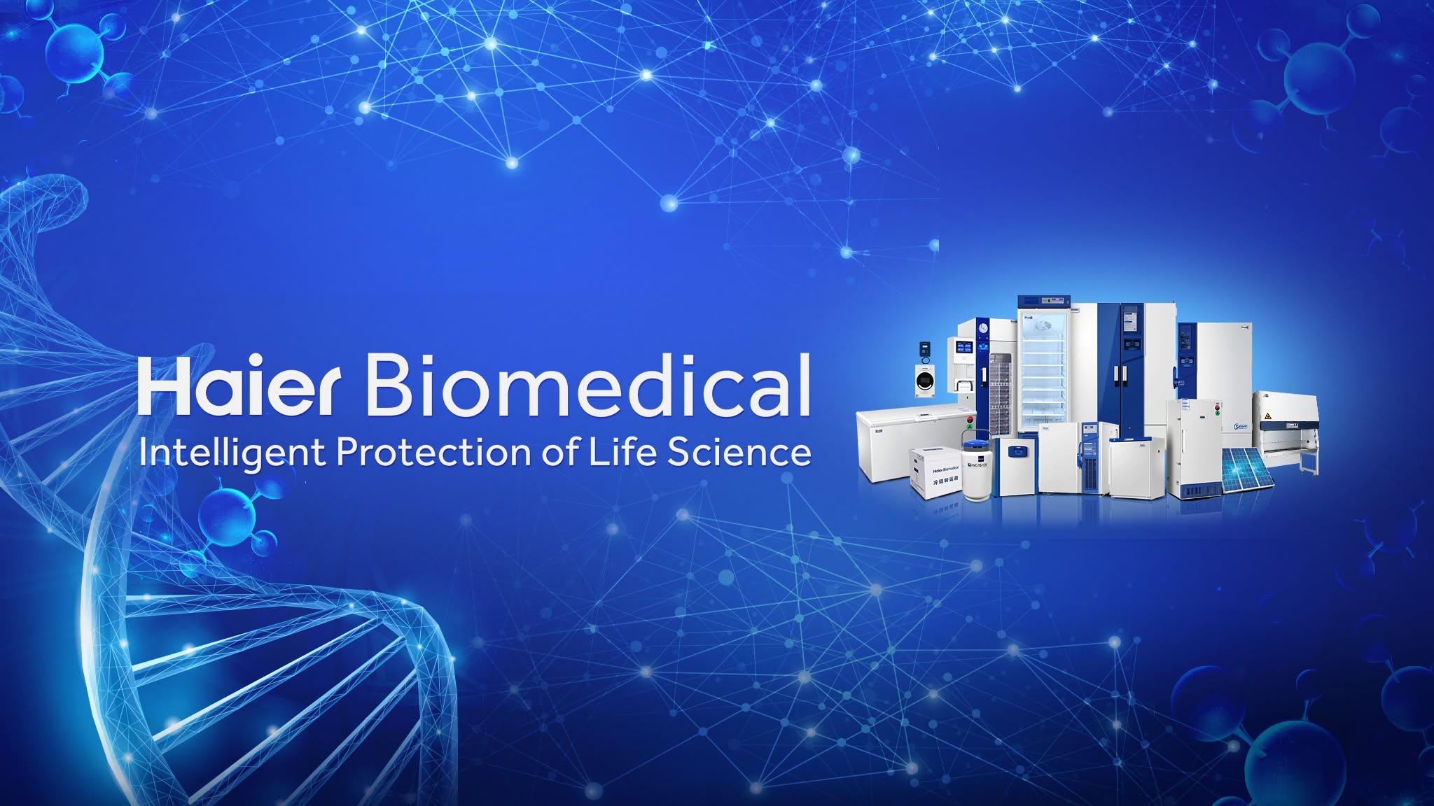Haier Biomedical solar direct drive vaccine refrigerator